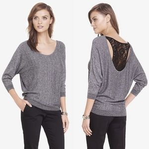 GUESS lace back sweater